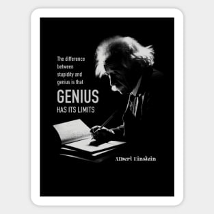 Albert Einstein quote Sticker